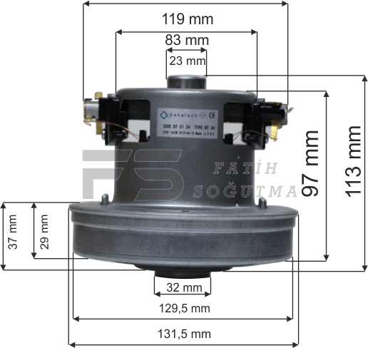 BT 34 Beko Çıkıntılı