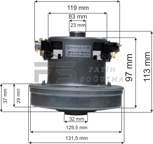 BT 34 Beko Çıkıntılı