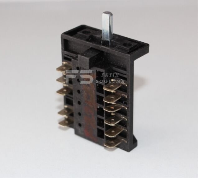 Fırın Komütatör 5+6 SİYAH - 2132A