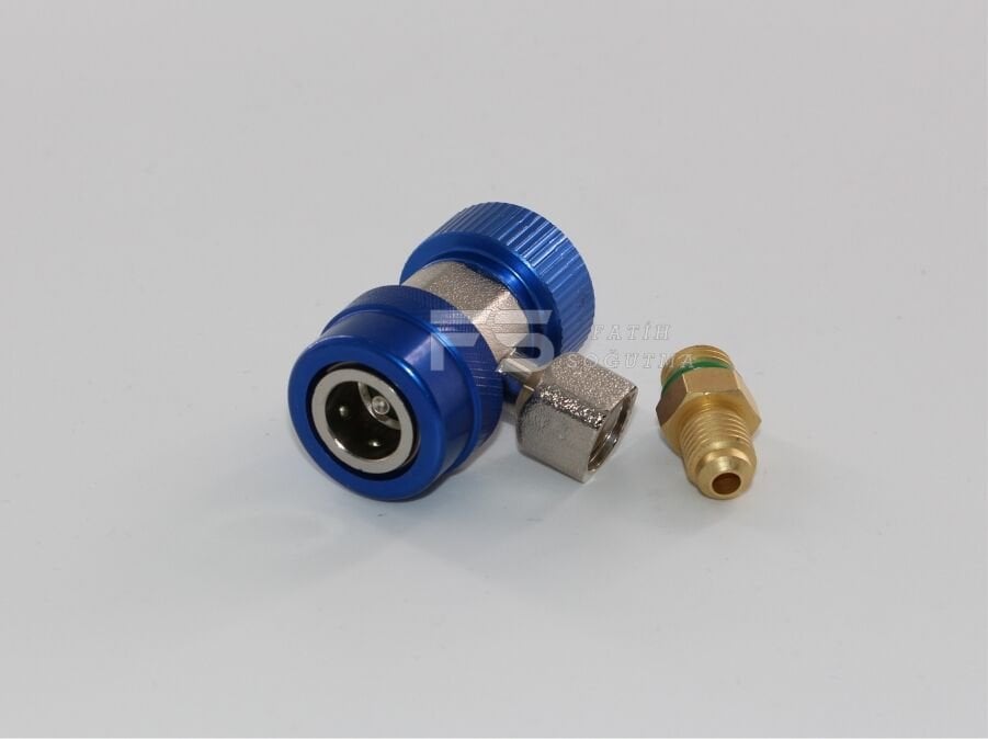 Araç Gaz Soketi Vanalı QC-LM MAVİ ARTİKO  tek