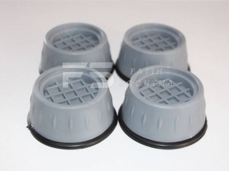 Titreşim Önleyici Ayak Tk. GRİ - SİYAH VAKUMLU