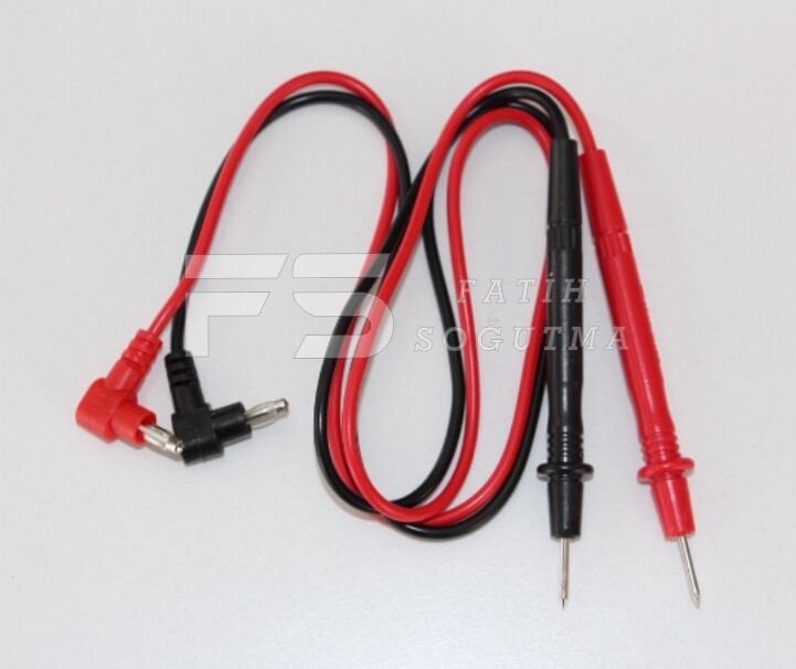 Ölçü Aleti Probu Kırmızı - Siyah Tk KALİTELİ