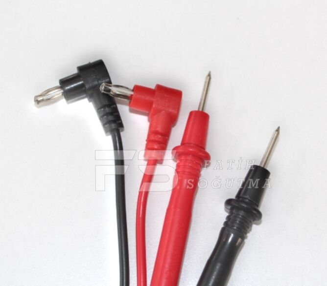 Ölçü Aleti Probu Kırmızı - Siyah Tk KALİTELİ