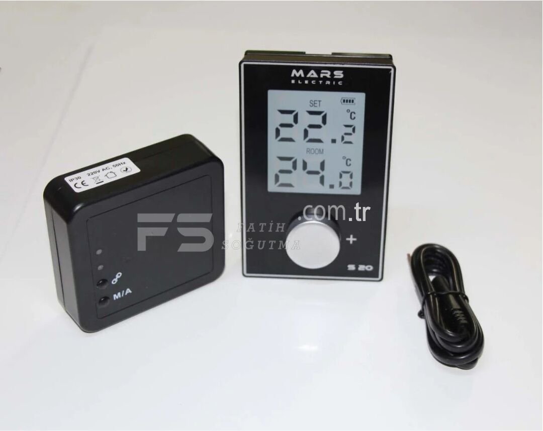 MARS S20 KABLOSUZ BEYAZ Renk Kombi Oda Termostat
