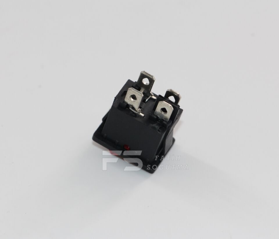 Mini Şalter KARE Işıklı  4 SOKET