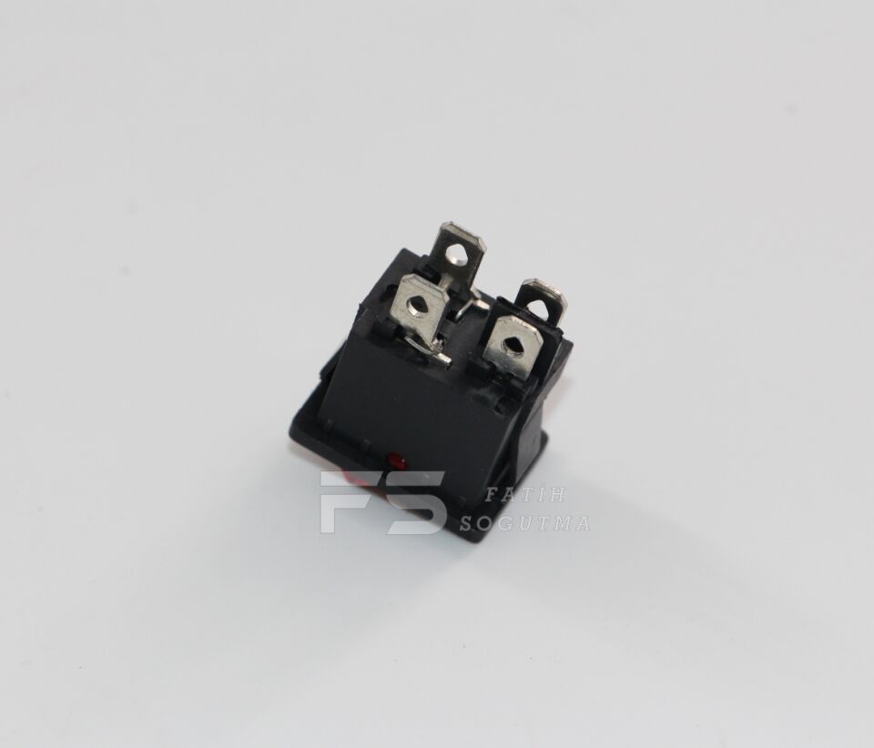 Mini Şalter KARE Işıklı  4 SOKET