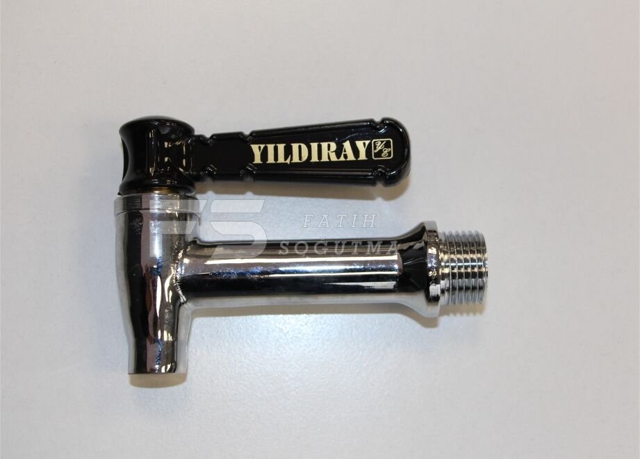 Çayset Musluk 1/2 MEŞALE Metal Büyük İNCE Diş 3638