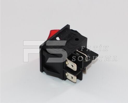 Işıklı Şalter Kırmızı