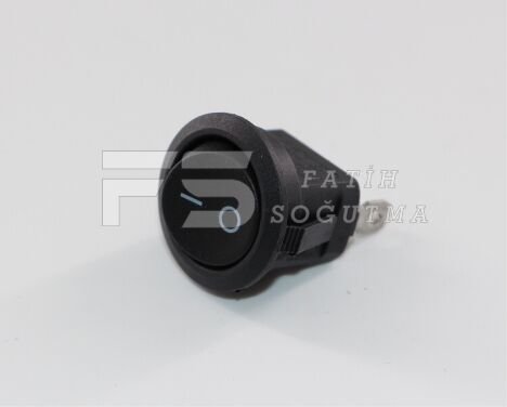 Mini Şalter Yuvarlak Işıklı - Işıksız