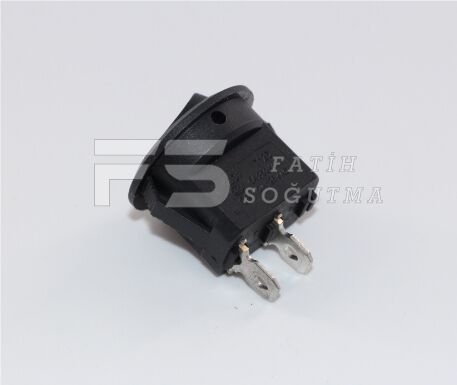 Mini Şalter Yuvarlak Işıklı - Işıksız