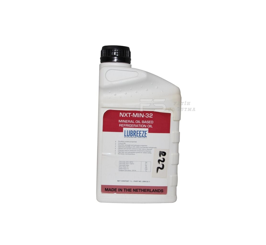 Yağ TOTAL- LUBREEZE  R22 - FR32 1 lt