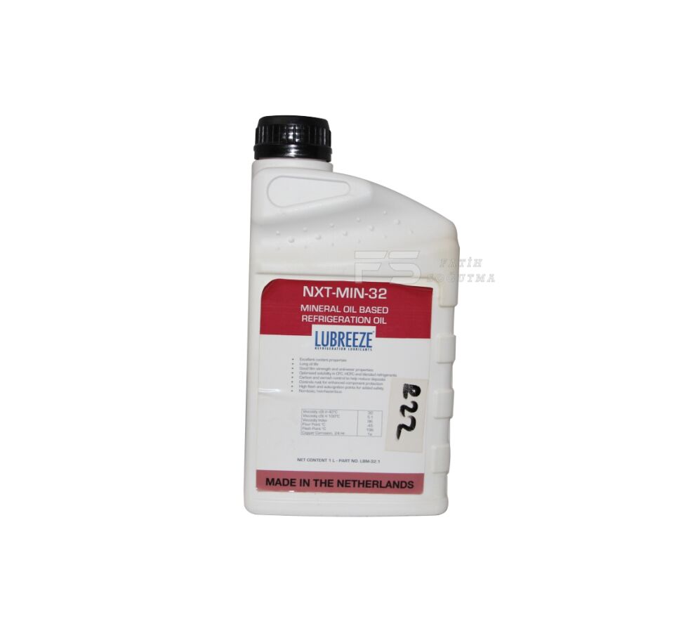 Yağ TOTAL- LUBREEZE  R22 - FR32 1 lt