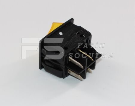 Işıklı Şalter Sarı