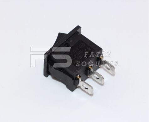 1-0-2 Mini Şalter Kare Işıksız