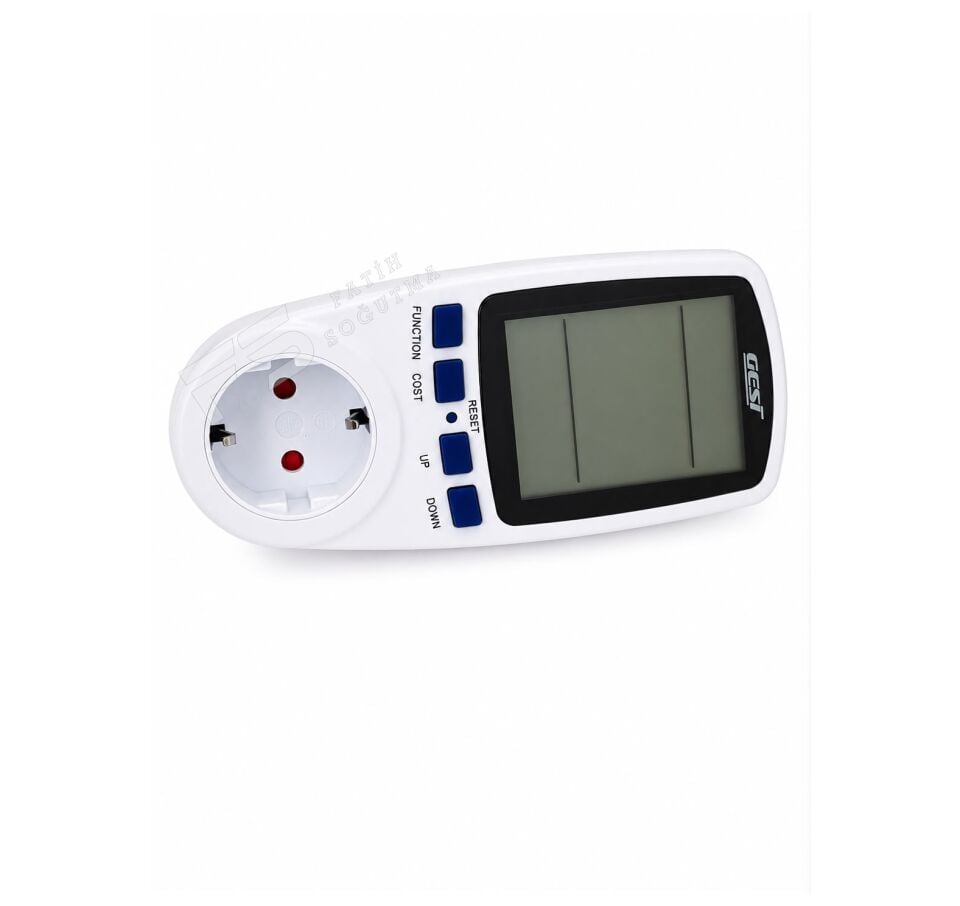 WATTMETRE  Priz Tipi GESİ