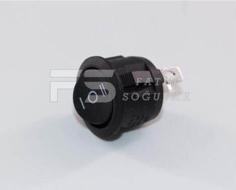 1-0-2 Mini Şalter Yuvarlak Işıksız